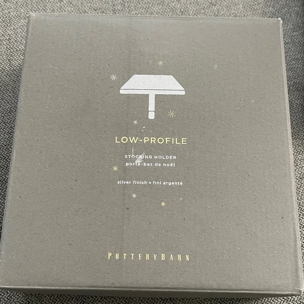 2 Pottery Barn Low Profile Stocking Holders